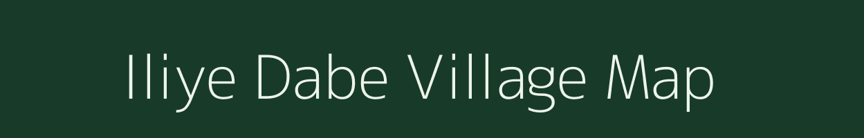 Iliye Dabe village map in Karnataka