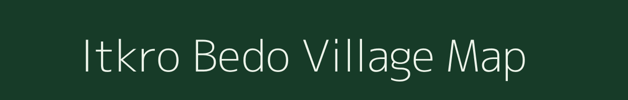 Itkro Bedo village map in Jharkhand