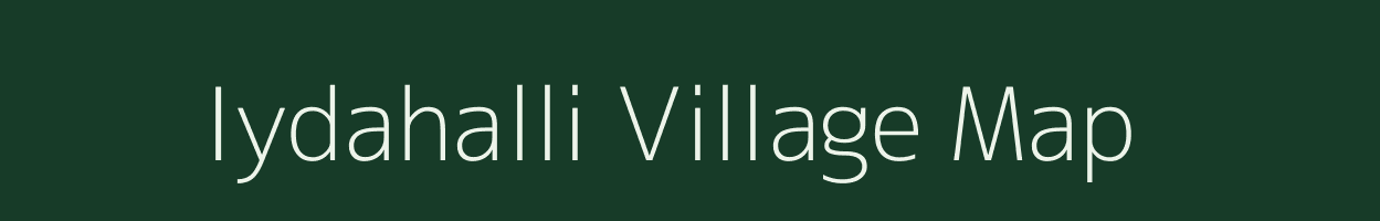 Iydahalli village map in Karnataka