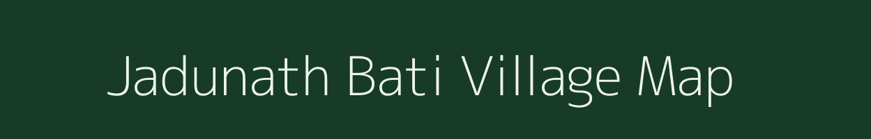 Jadunath Bati village map in West Bengal