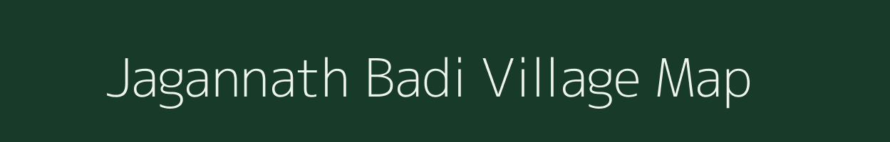 Jagannath Badi village map in Odisha