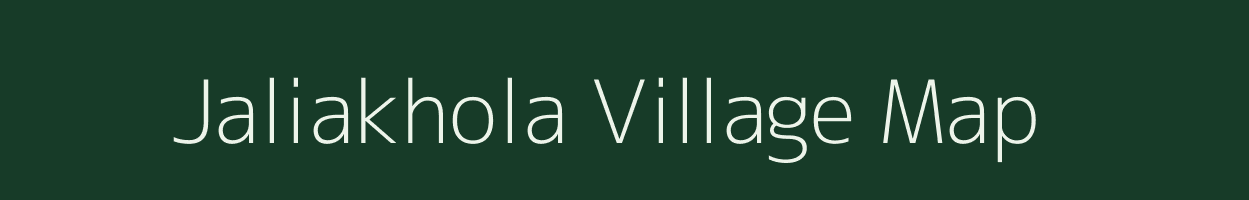 Jaliakhola village map in Meghalaya