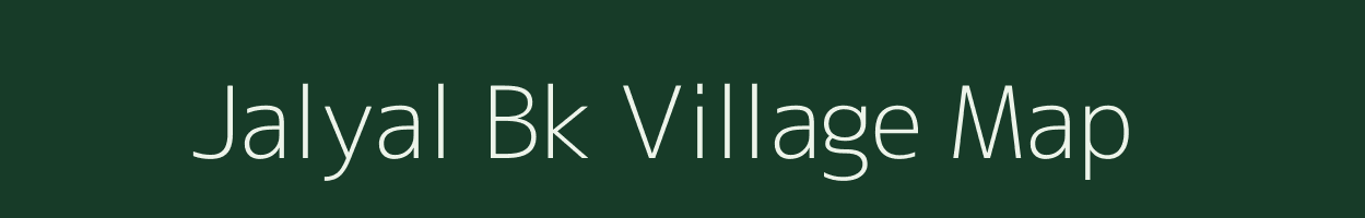 Jalyal Bk village map in Maharashtra