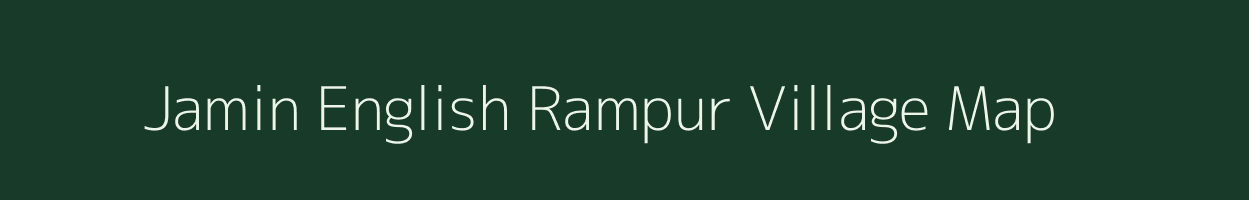 Jamin English Rampur village map in Uttar Pradesh