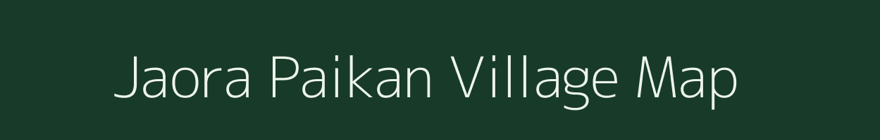 Jaora Paikan village map in West Bengal