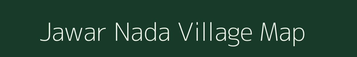 Jawar Nada village map in Rajasthan