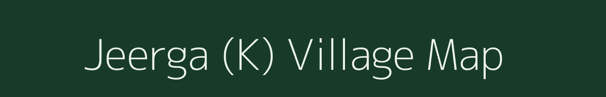 Jeerga (K) village map in Karnataka