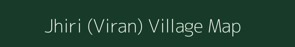 Jhiri (Viran) village map in Madhya Pradesh