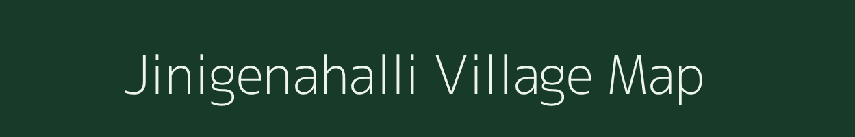 Jinigenahalli village map in Karnataka