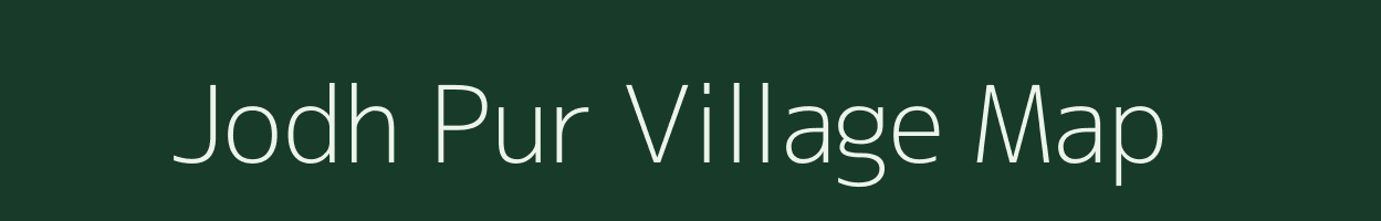 Jodh Pur village map in Uttar Pradesh