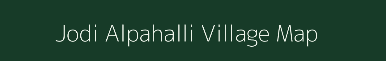 Jodi Alpahalli village map in Karnataka