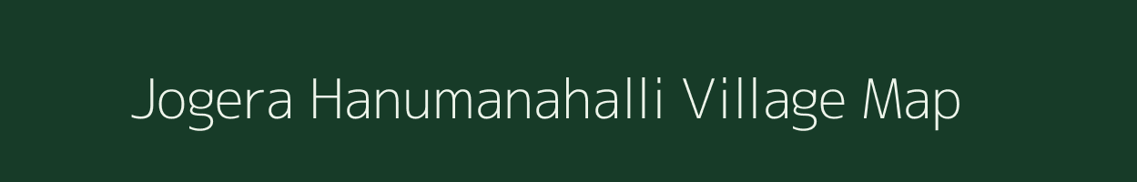 Jogera Hanumanahalli village map in Karnataka