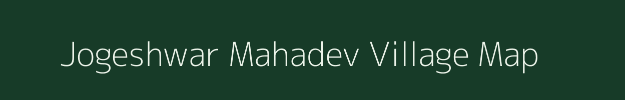 Jogeshwar Mahadev village map in Rajasthan