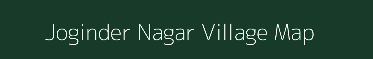 Joginder Nagar village map in Andaman & Nicobar Islands