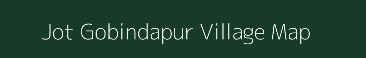 Jot Gobindapur village map in West Bengal