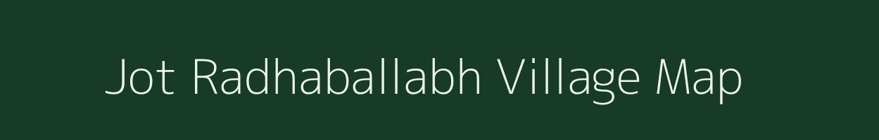 Jot Radhaballabh village map in West Bengal