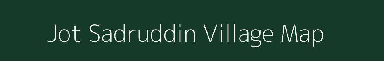 Jot Sadruddin village map in Rajasthan