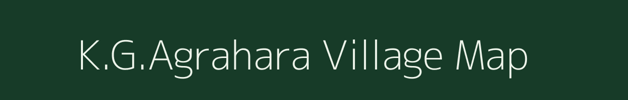 K.G.Agrahara village map in Karnataka