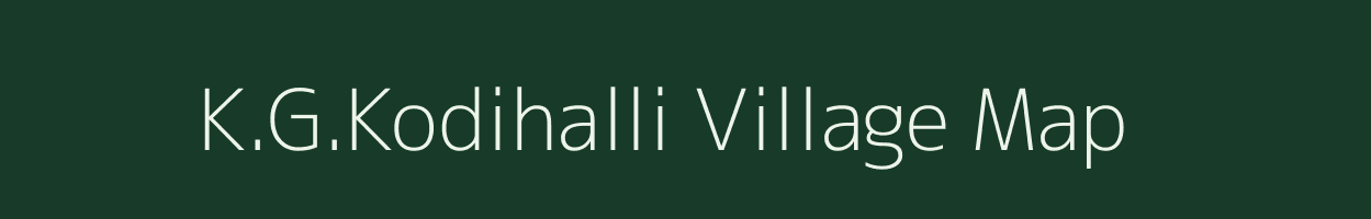 K.G.Kodihalli village map in Karnataka