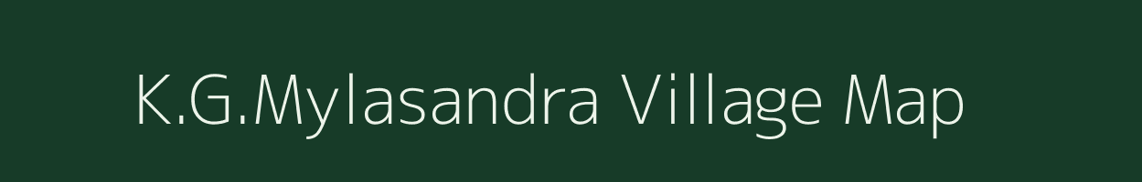 K.G.Mylasandra village map in Karnataka
