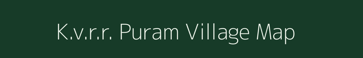 K.v.r.r. Puram village map in Andhra Pradesh