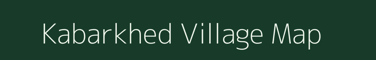 Kabarkhed village map in Maharashtra