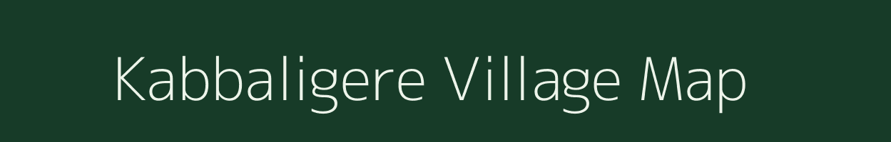 Kabbaligere village map in Karnataka