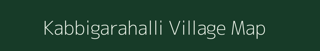 Kabbigarahalli village map in Karnataka