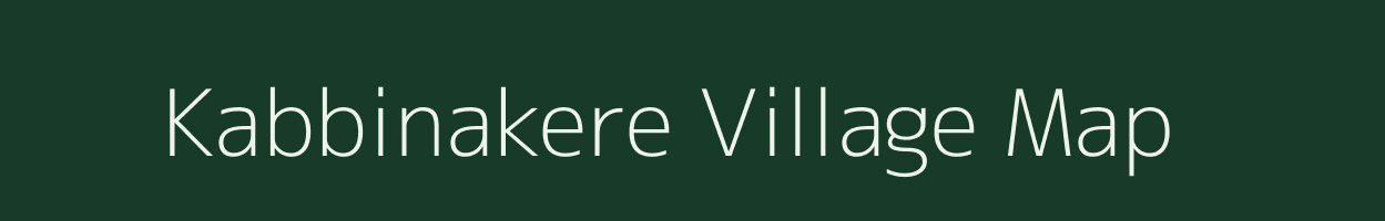 Kabbinakere village map in Karnataka