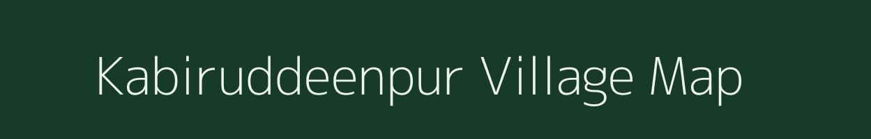 Kabiruddeenpur village map in Uttar Pradesh