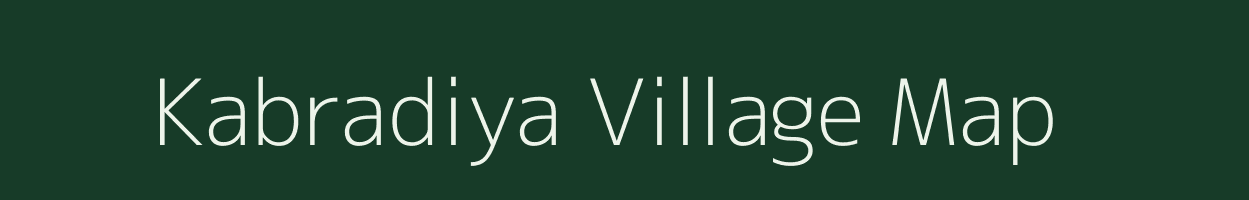 Kabradiya village map in Rajasthan