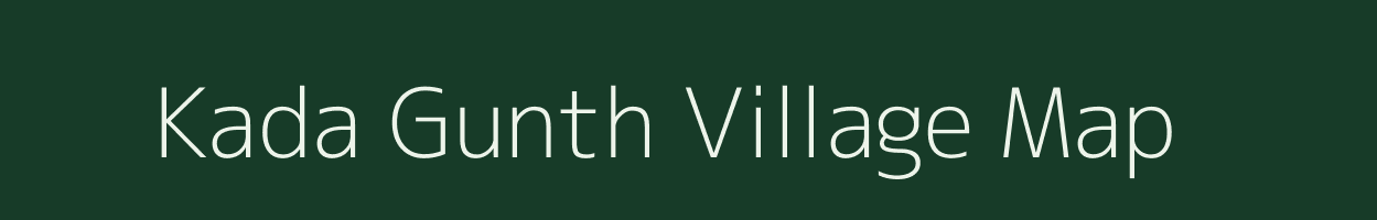 Kada Gunth village map in Uttarakhand