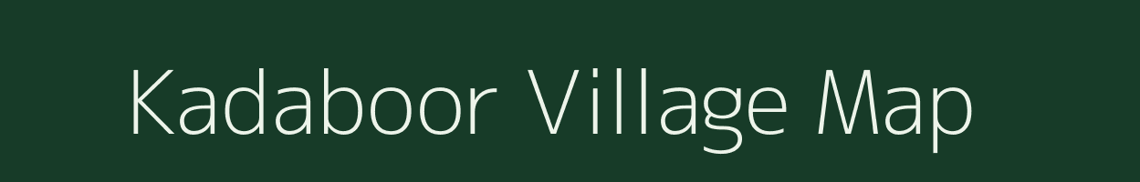 Kadaboor village map in Karnataka