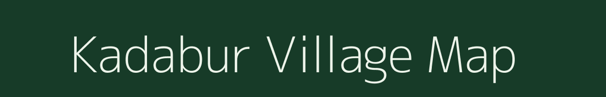 Kadabur village map in Karnataka