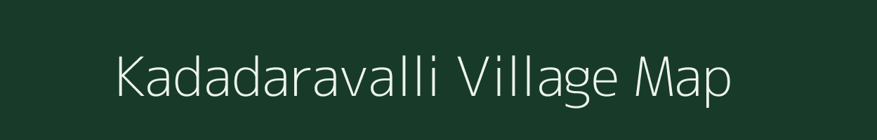 Kadadaravalli village map in Karnataka