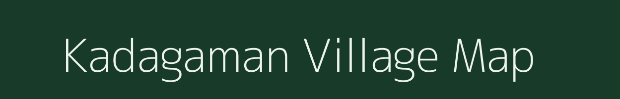 Kadagaman village map in Tamil Nadu
