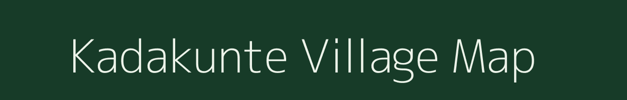 Kadakunte village map in Karnataka