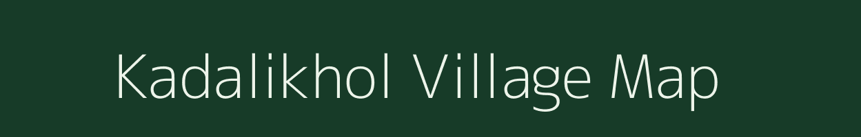 Kadalikhol village map in Odisha