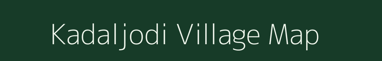 Kadaljodi village map in Odisha