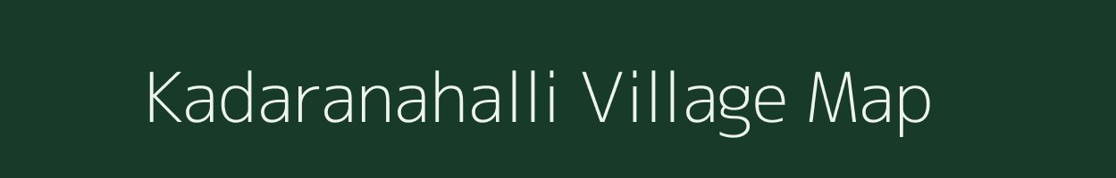 Kadaranahalli village map in Karnataka