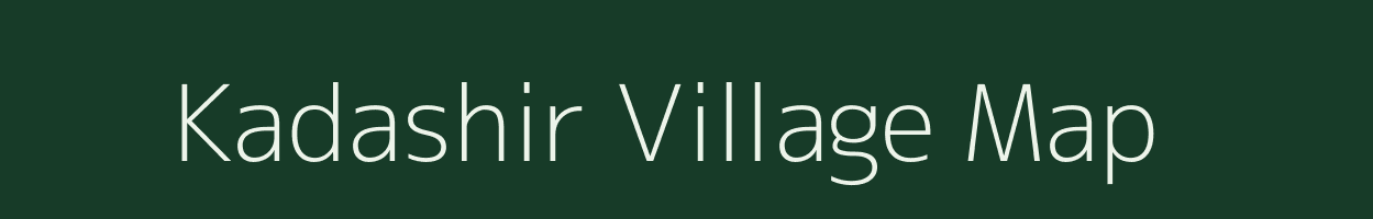 Kadashir village map in West Bengal