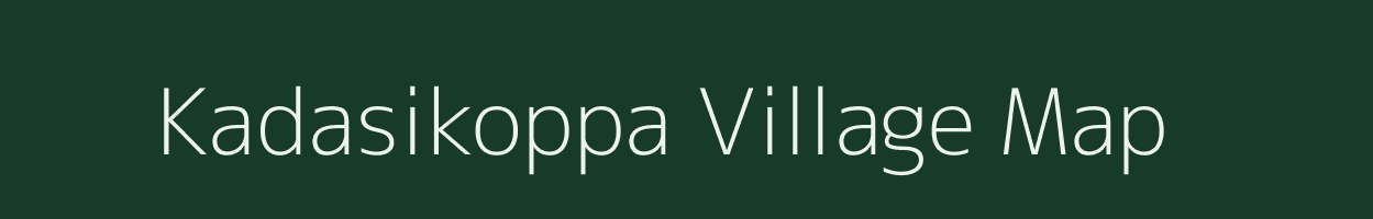 Kadasikoppa village map in Karnataka