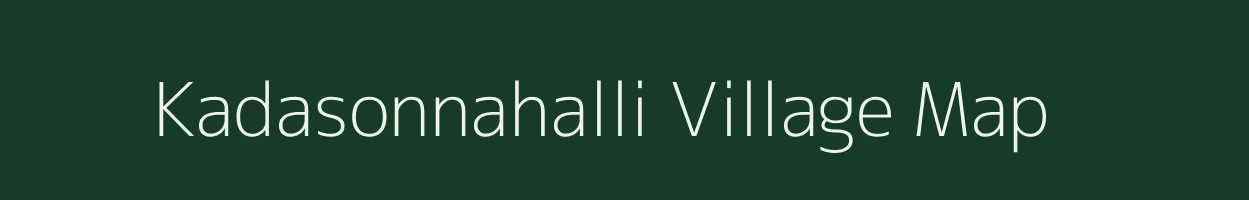 Kadasonnahalli village map in Karnataka