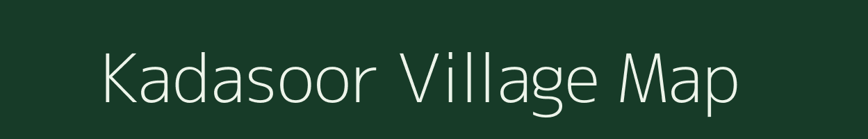 Kadasoor village map in Karnataka