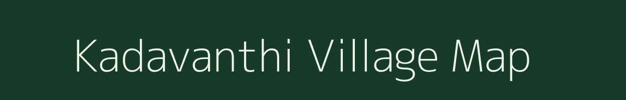 Kadavanthi village map in Karnataka