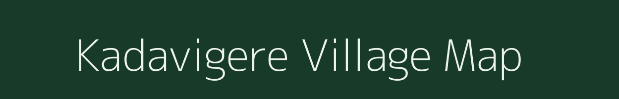 Kadavigere village map in Karnataka