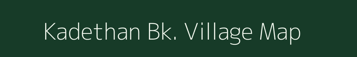 Kadethan Bk. village map in Maharashtra