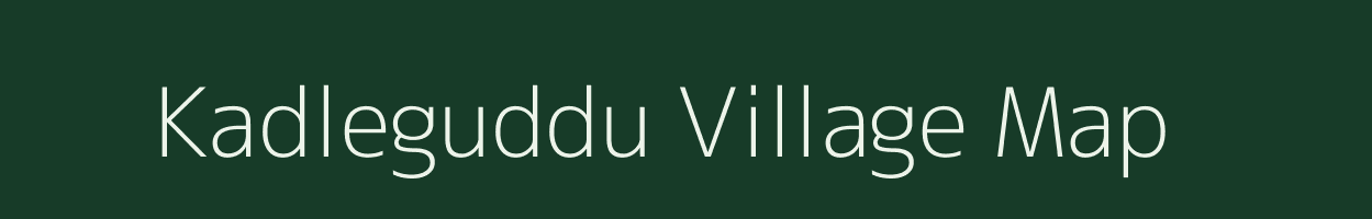 Kadleguddu village map in Karnataka