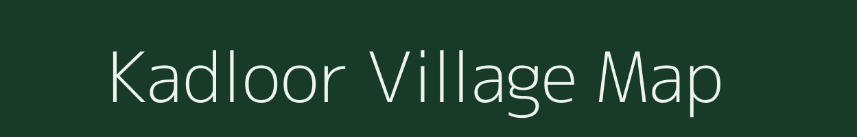 Kadloor village map in Andhra Pradesh