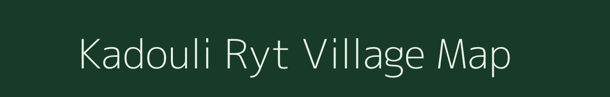 Kadouli Ryt village map in Madhya Pradesh